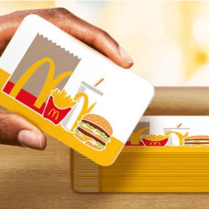 McDonald's gift card